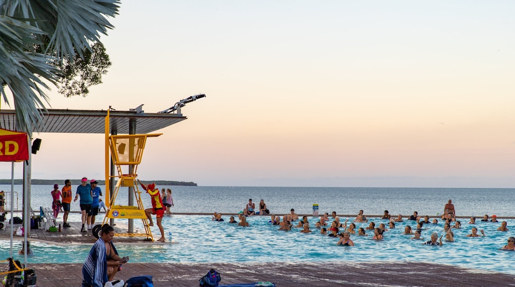 Esplanade Lagoon featuring general coastal views, swimming and a pool