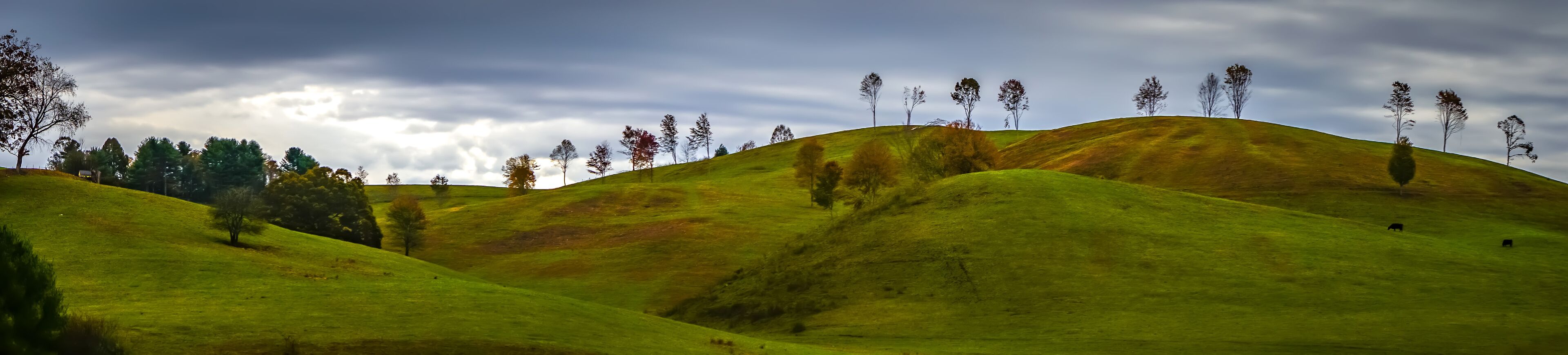 picturesque autumn landscape in west virginia