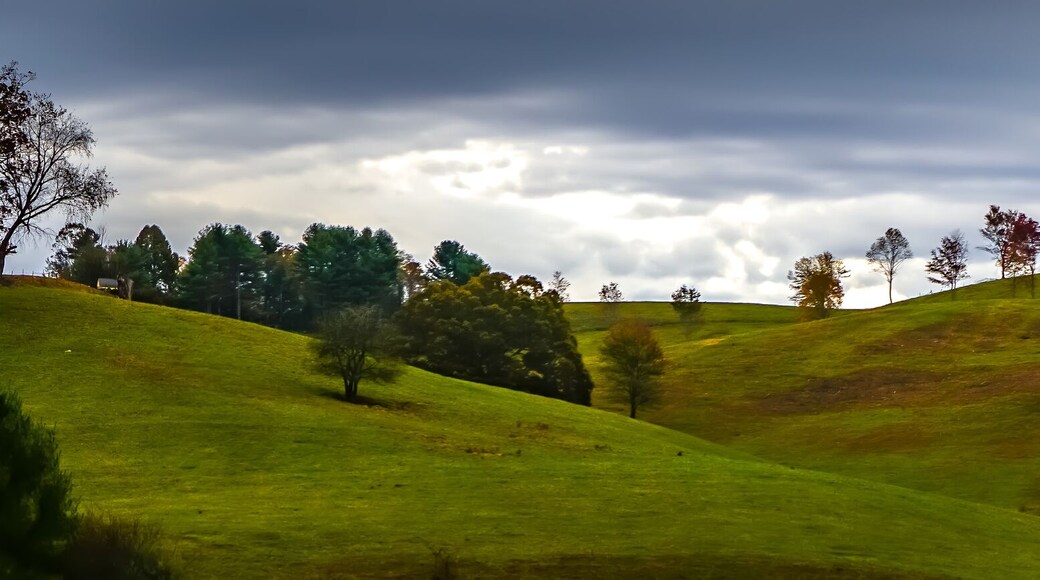 picturesque autumn landscape in west virginia