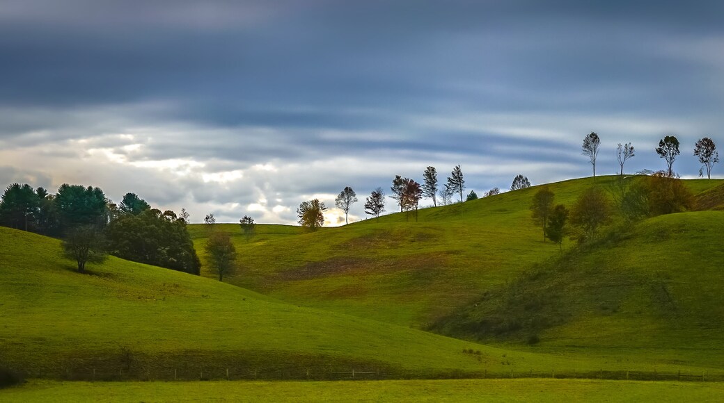 picturesque autumn landscape in west virginia