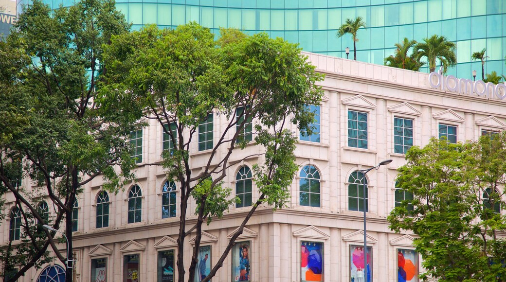 Diamond Plaza ofreciendo arquitectura patrimonial