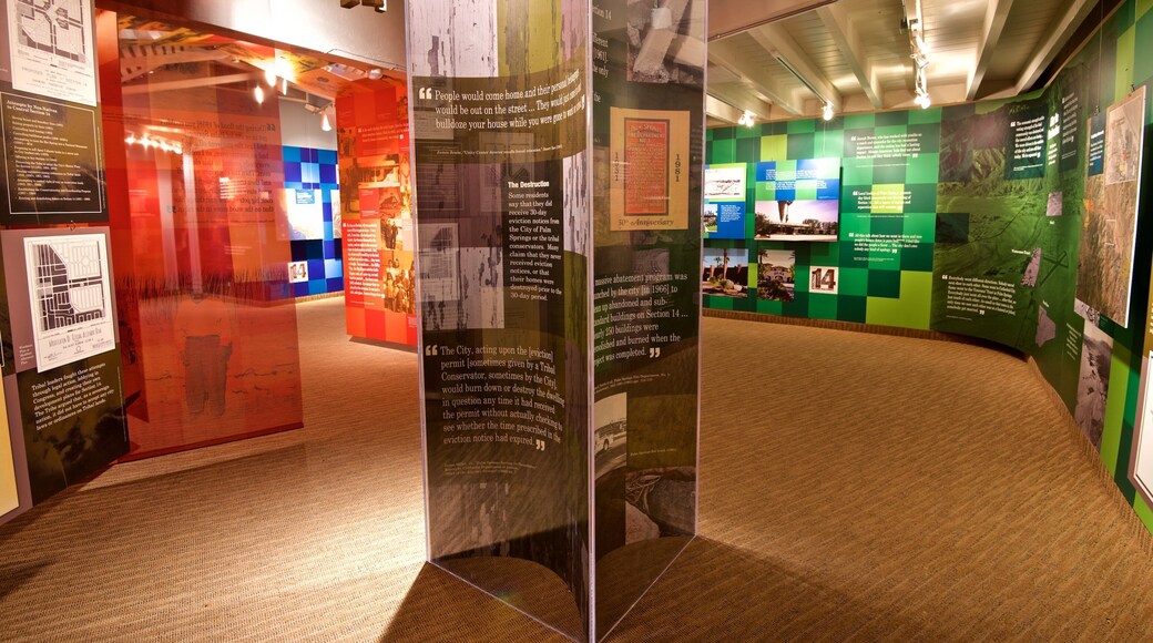 Agua Caliente Cultural Museum which includes interior views