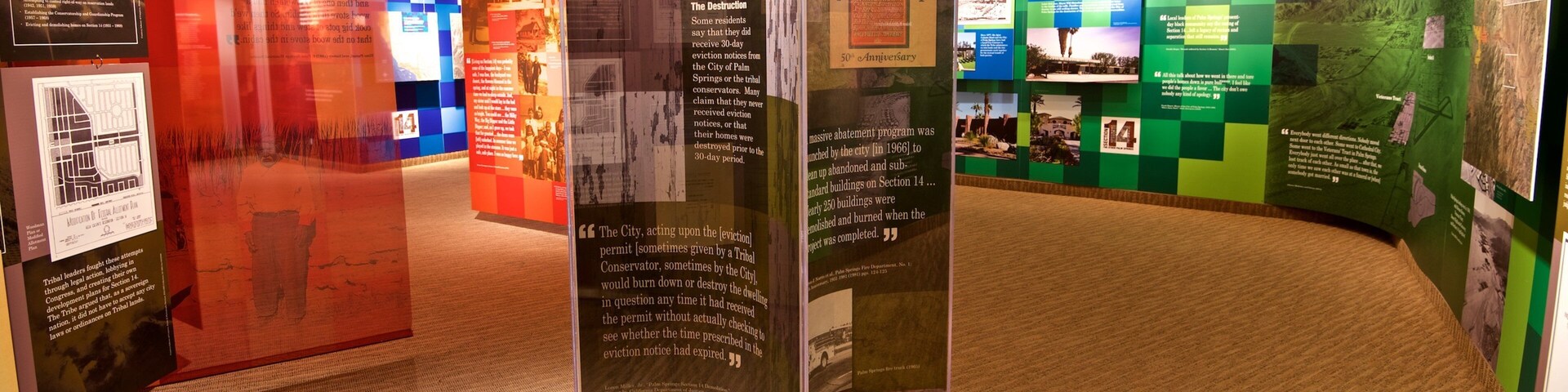 Agua Caliente Cultural Museum which includes interior views