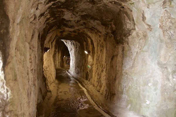 Military Heritage Centre and Great Siege Tunnels showing caving
