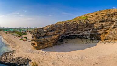 Cu Lao Re or Ly Son island or Volcanic island, Quang Ngai, Vietnam.