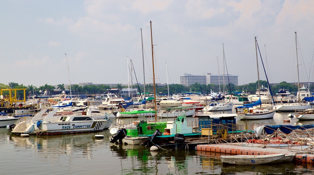 Manila Bay which includes a marina
