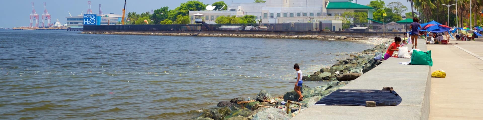 Baie de Manille qui includes cĂŽte rocheuse