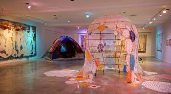 Art and Culture Center of Hollywood showing interior views and art