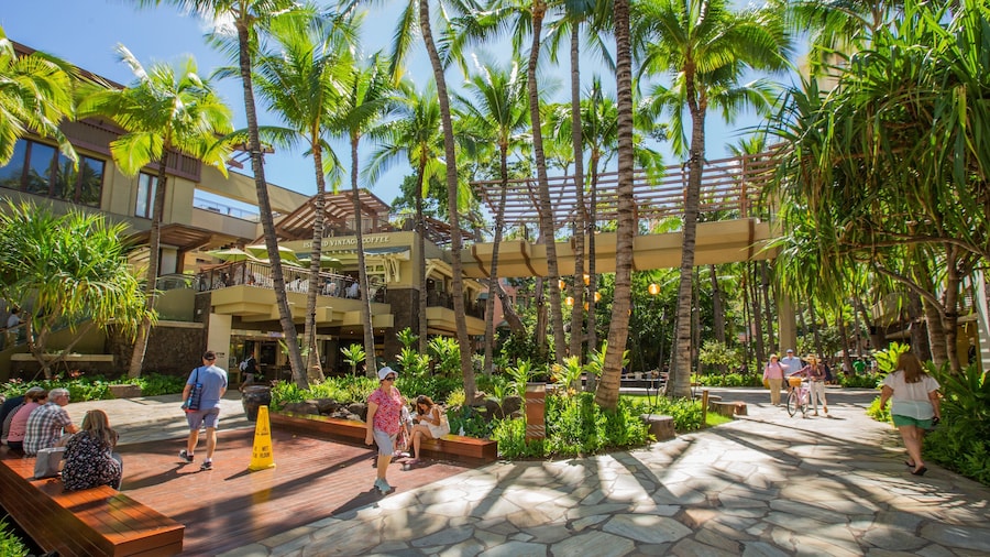 Royal Hawaiian Center featuring a park and street scenes