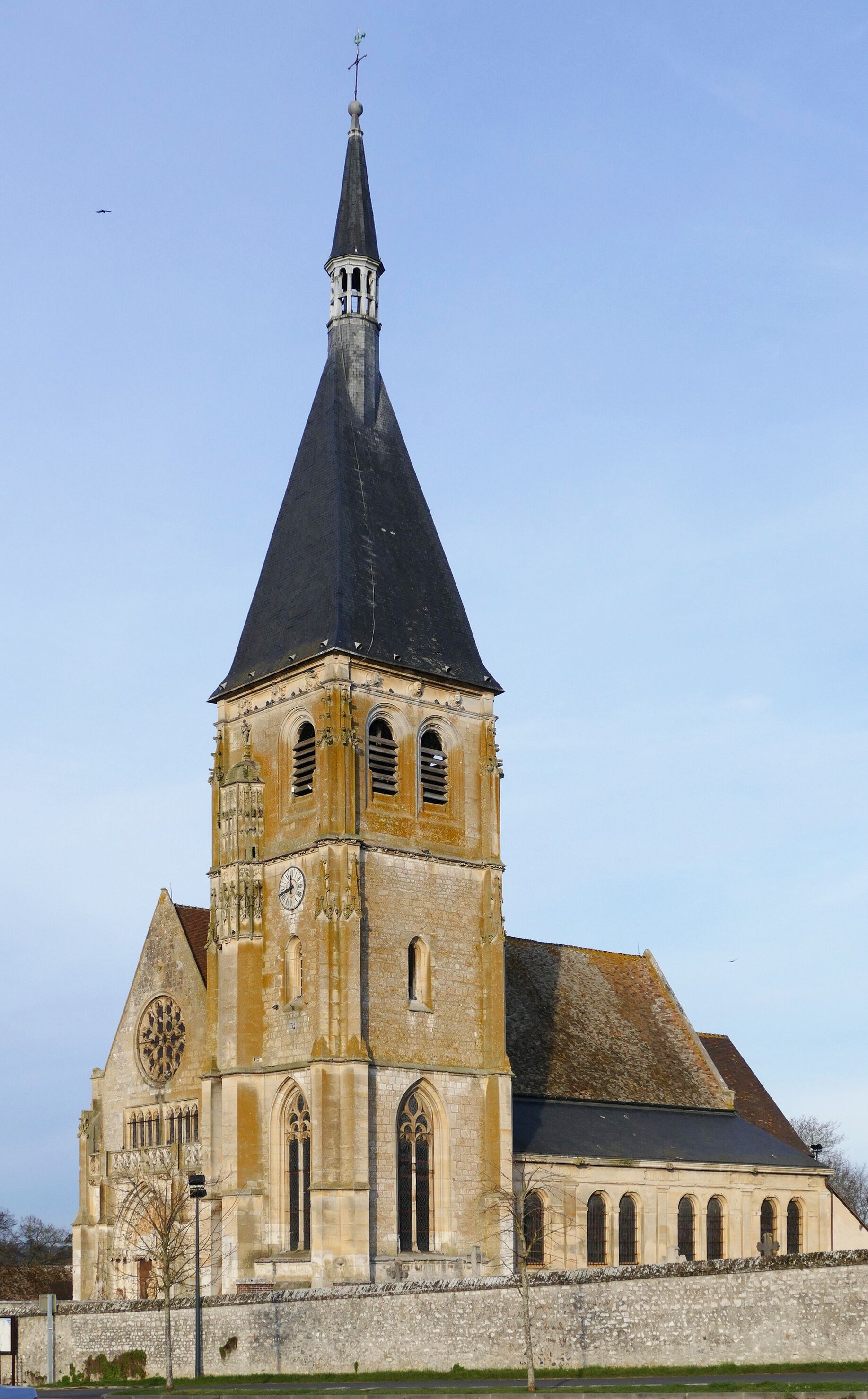 Saint-Cyr-et-Sainte-Julitte's church in Anet (Eure-et-Loir, Centre, France).