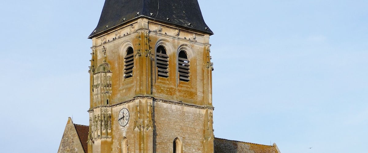 Saint-Cyr-et-Sainte-Julitte's church in Anet (Eure-et-Loir, Centre, France).