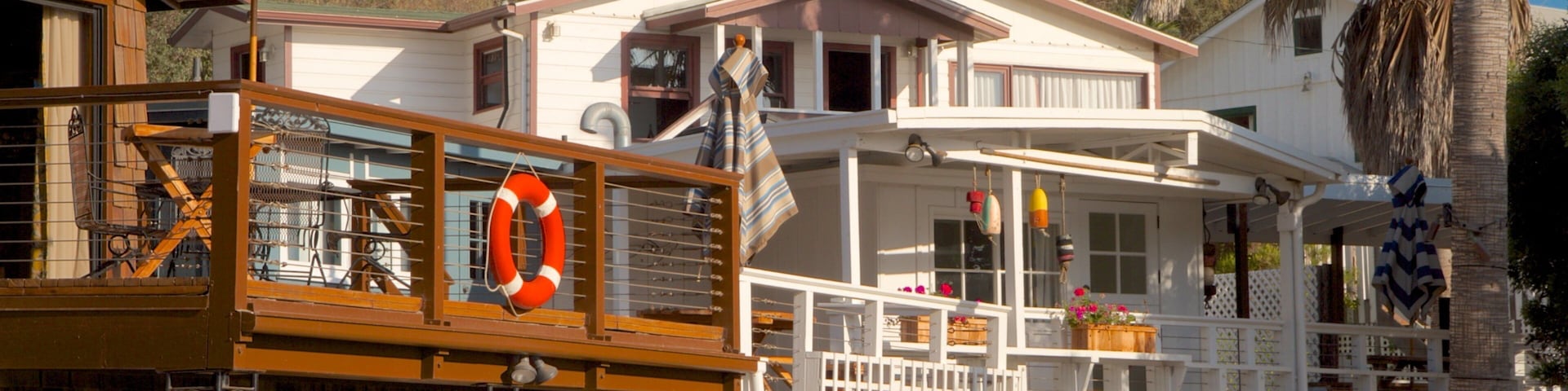 Crystal Cove State Park which includes a garden and a house