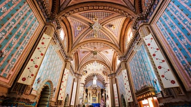 Interior of Santuario de la Virgen del Carmen, Tlalpujahua, Michoacan, Mexico