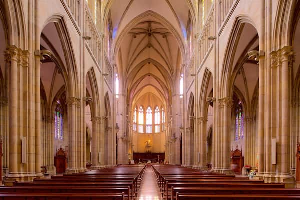 Cathédrale du Bon Pasteur montrant vues intérieures, patrimoine historique et église ou cathédrale