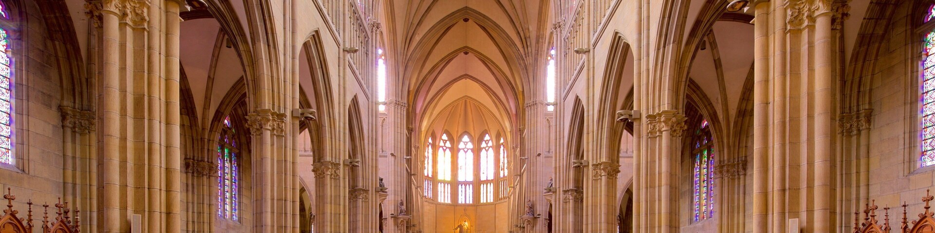 Cathedral of the Good Shepherd which includes interior views, heritage elements and a church or cathedral