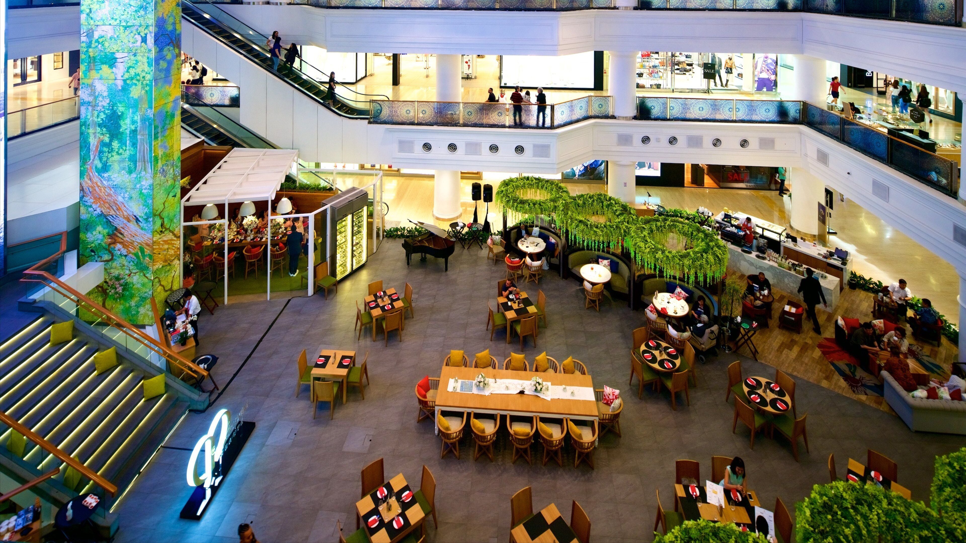 Grand Indonesia which includes interior views and shopping
