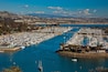 Aerial view of marina and the city of Dana Point, southern Orange County, California, U.S.A.; Shutterstock ID 52888921