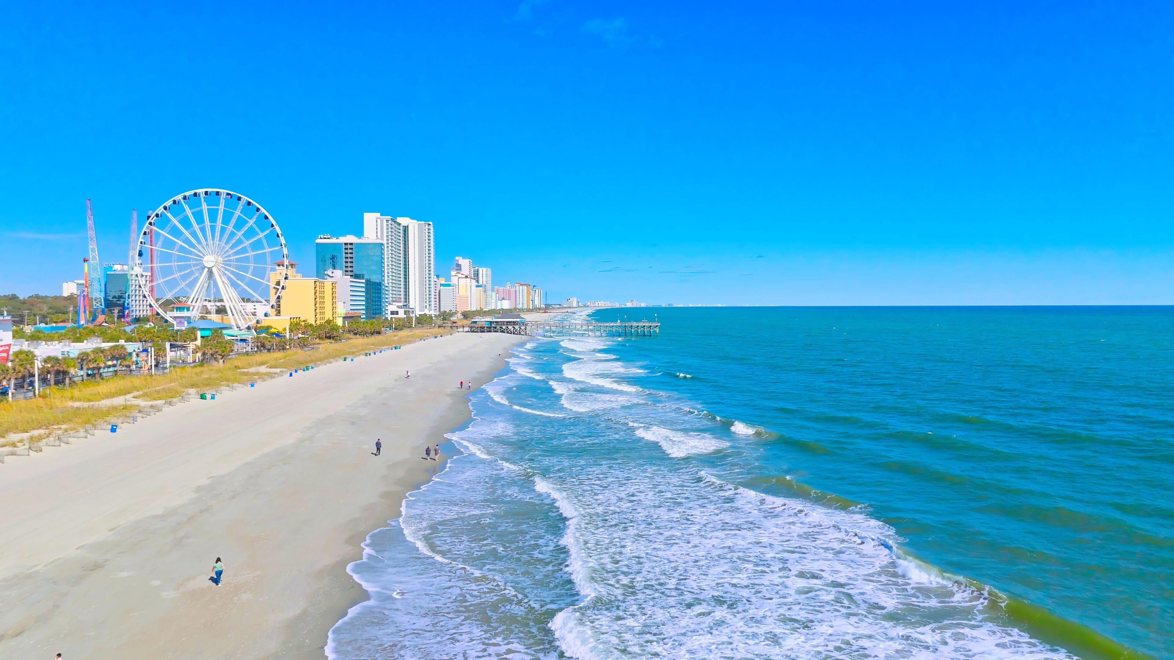 Myrtle Beach South Carolina - aerial view drone photography