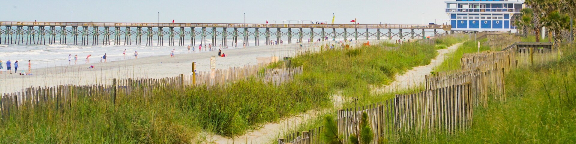 Myrtle Beach Boardwalk featuring general coastal views