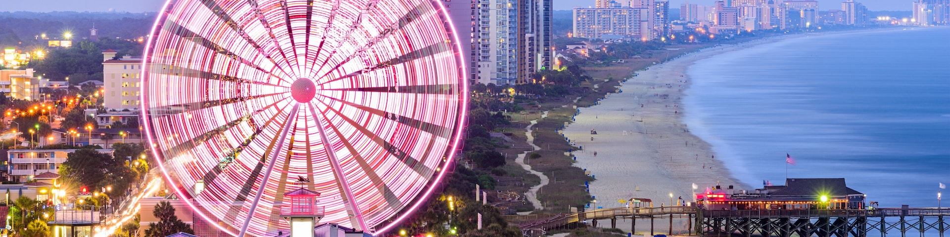 Myrtle Beach, South Carolina, USA city skyline.; Shutterstock ID 280876238