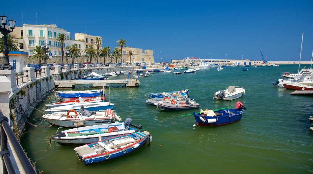 Bari Harbor featuring a bay or harbor