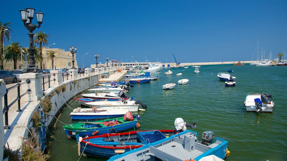 Bari Harbor featuring a bay or harbor