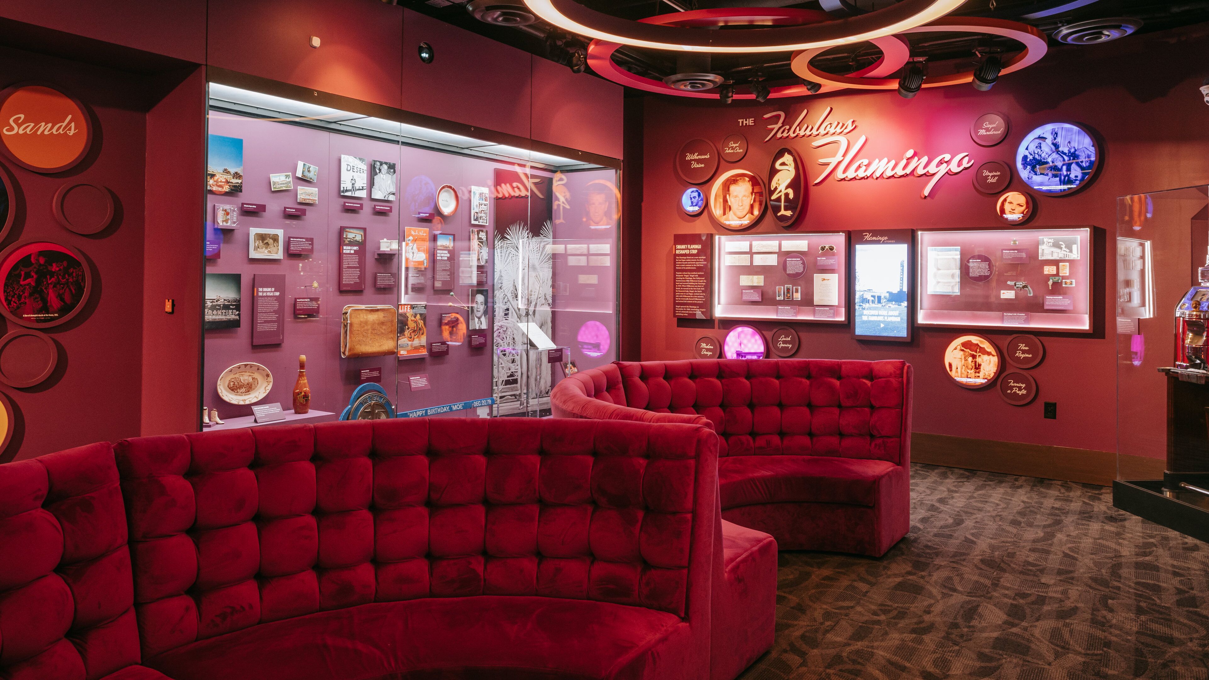 Mob Museum showing interior views