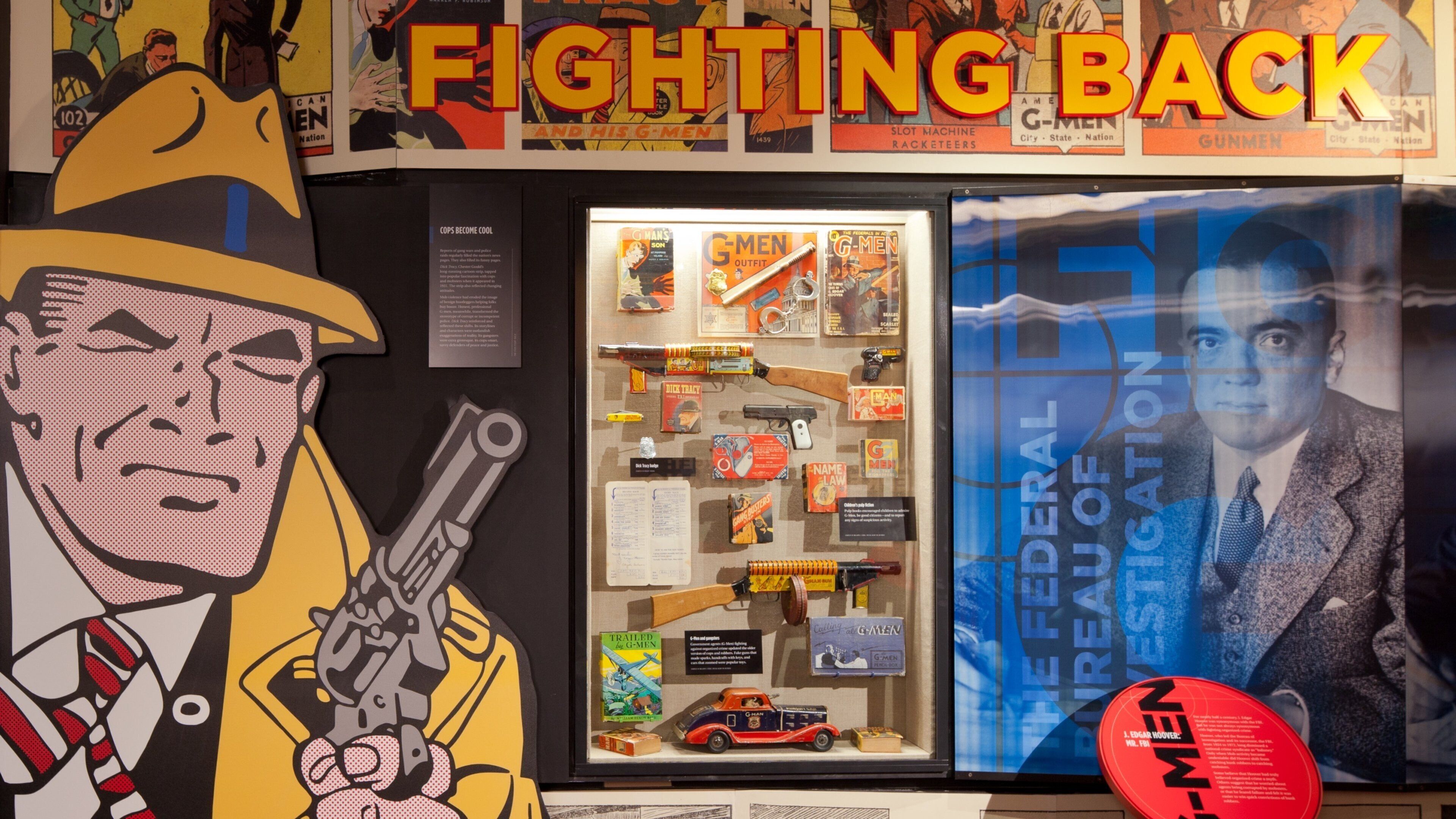 Musée du crime Mob montrant vues intérieures