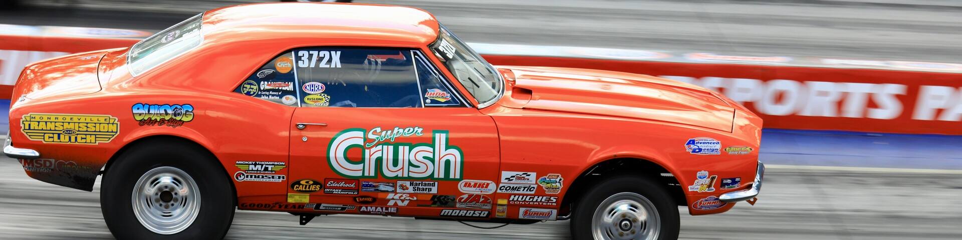 NHRA - National Hot Rod Association drag racing event at Summit Motorsports Park. Norwalk, Ohio, USA