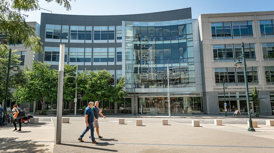 Amazon Corporate Headquarters featuring street scenes