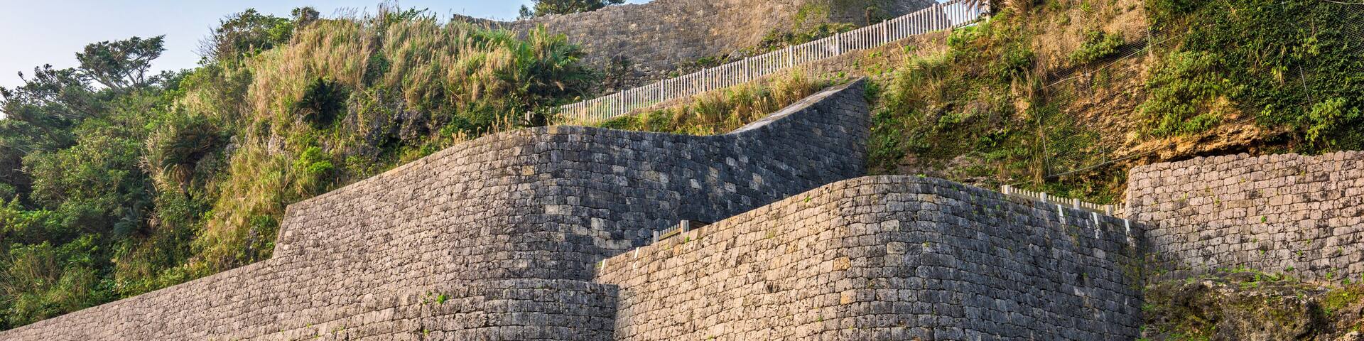 Urasoe Castle Ruins in Okinawa, Japan.