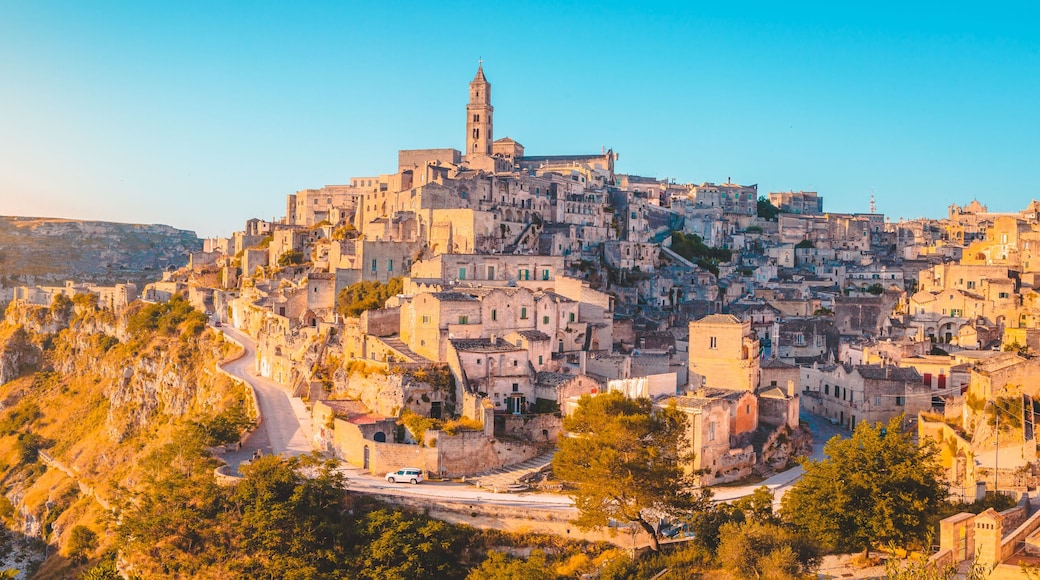 Sassi di Matera at sunrise, Basilicata, Italy
