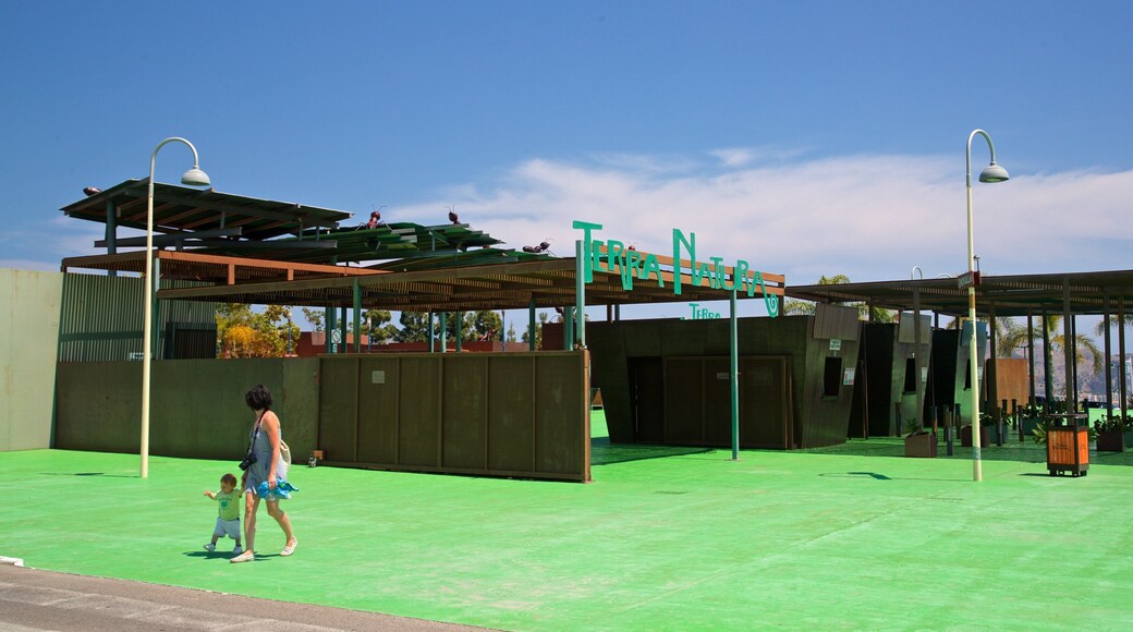 Terra Natura which includes signage as well as a family