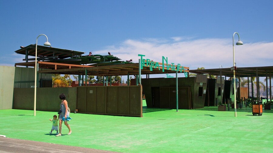 Terra Natura which includes signage as well as a family