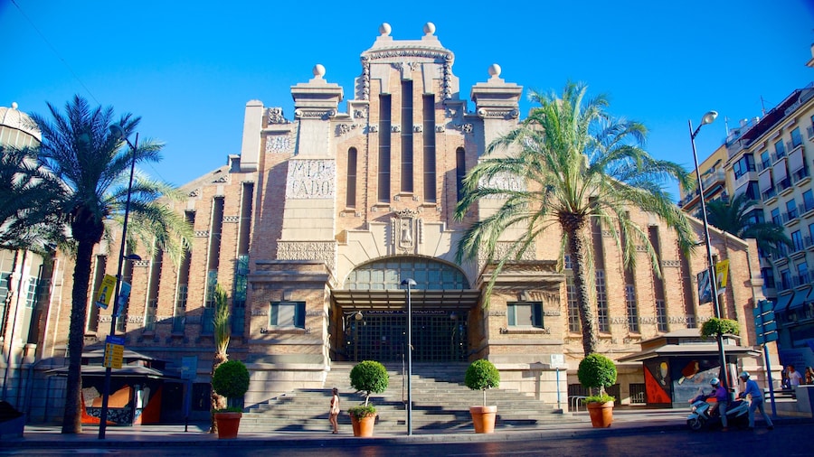 Central Market featuring markets and a city