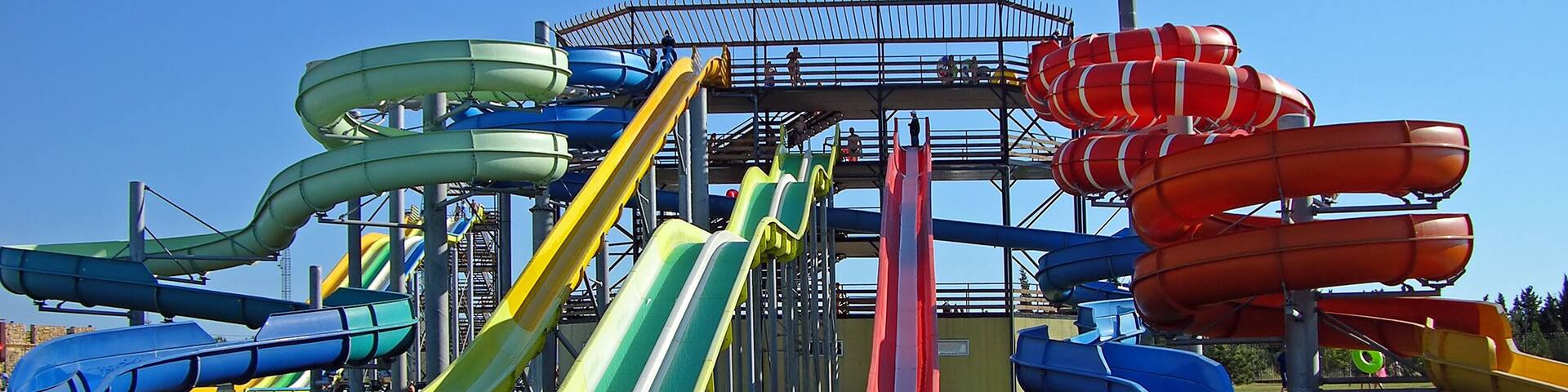 Aquapark slides, Sevastopol, Crimea