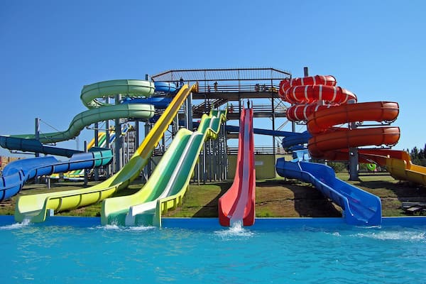 Aquapark slides, Sevastopol, Crimea