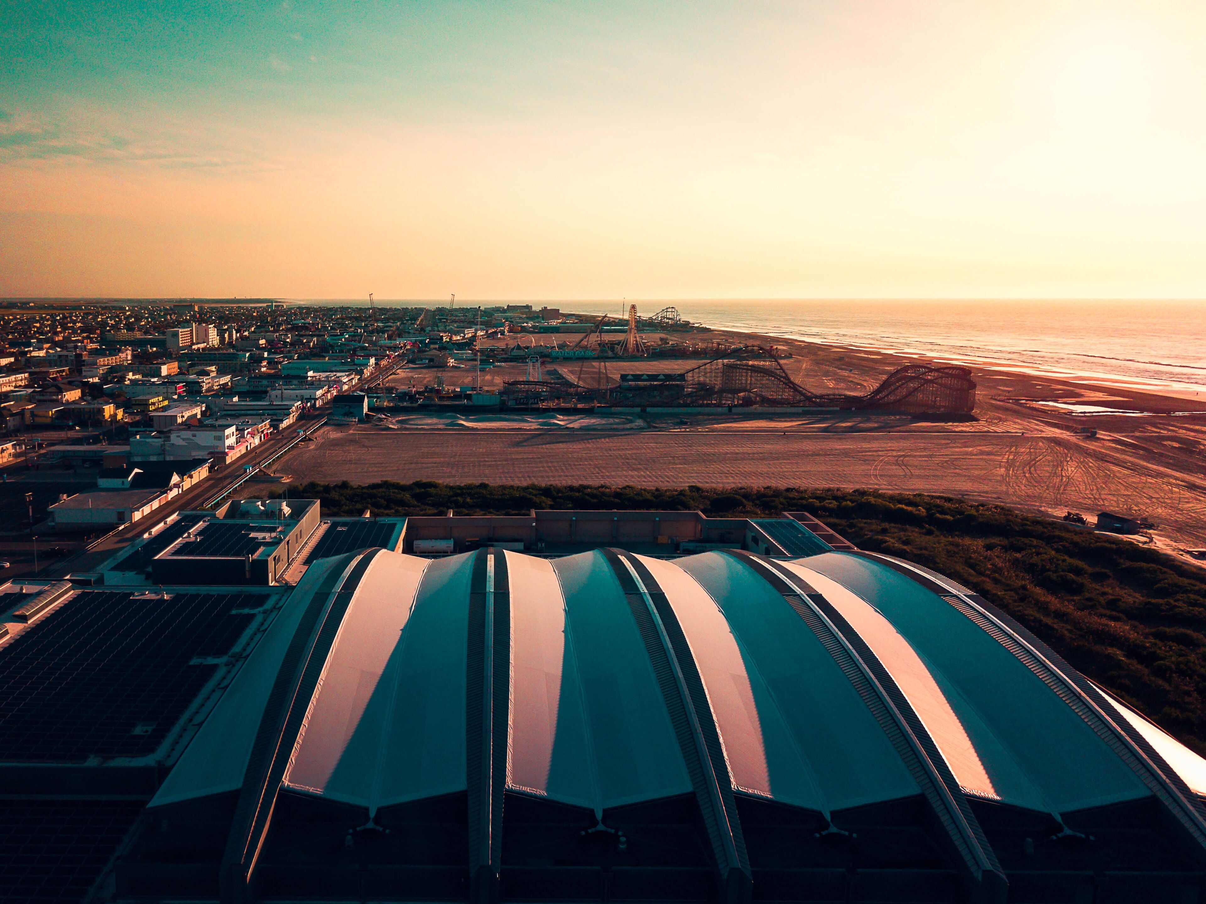 Giant beach in Wildwood New jersey
