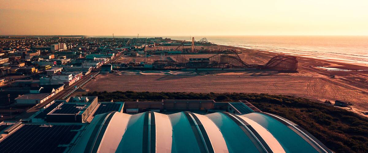 Giant beach in Wildwood New jersey
