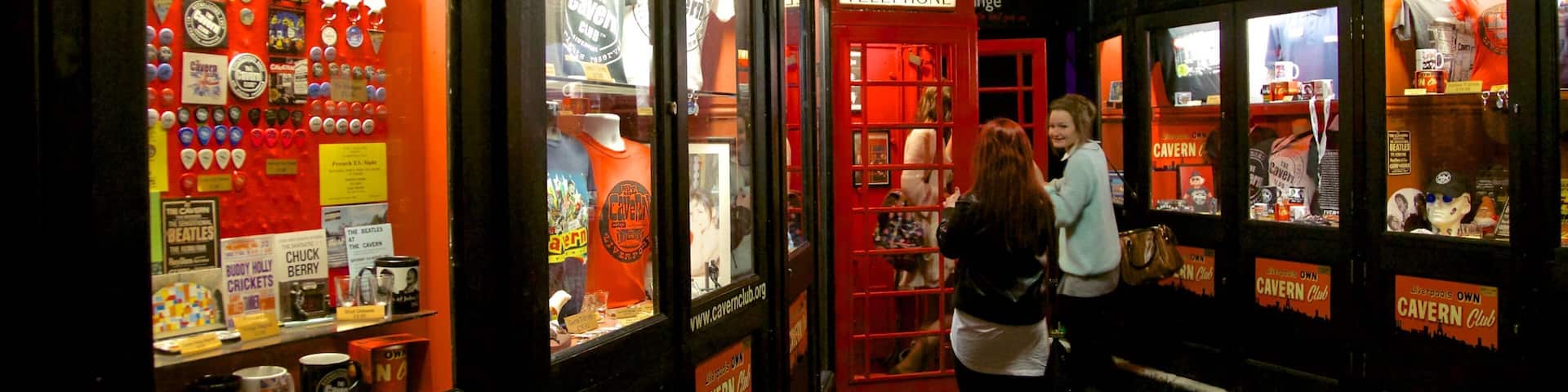 Cavern Club which includes interior views