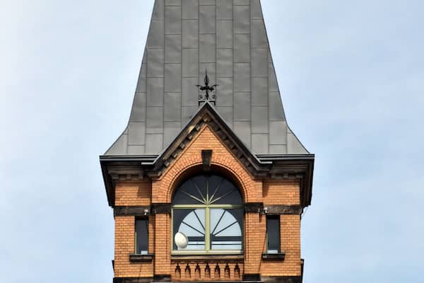 Turm einer ehemaligen Brauerei in Berlin