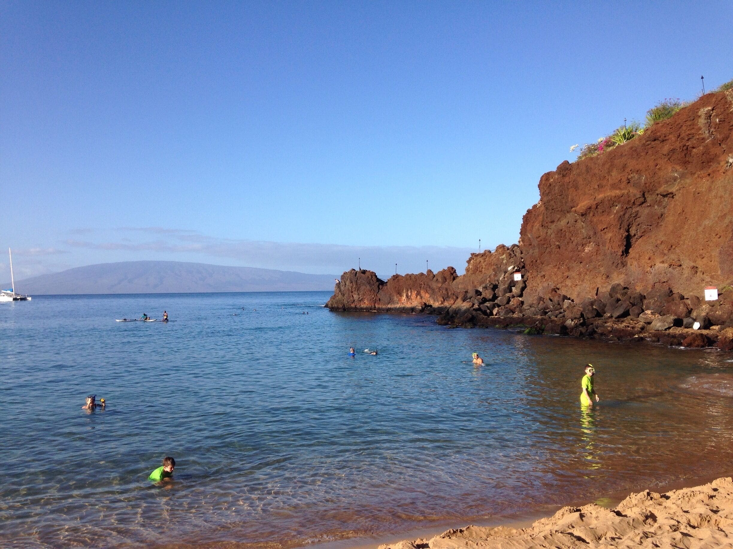 We rented snorkel gear just down the beach. Great snorkeling and you can hear the humpbacks song underwater.