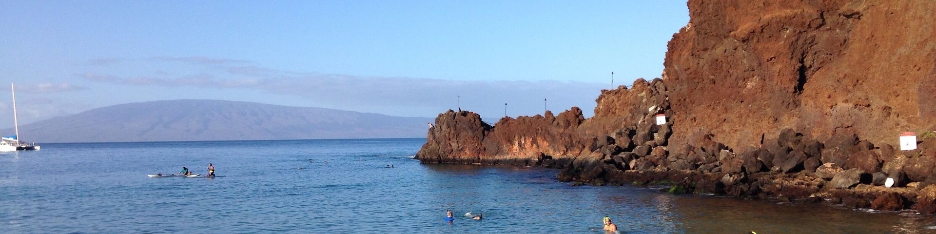 We rented snorkel gear just down the beach. Great snorkeling and you can hear the humpbacks song underwater.