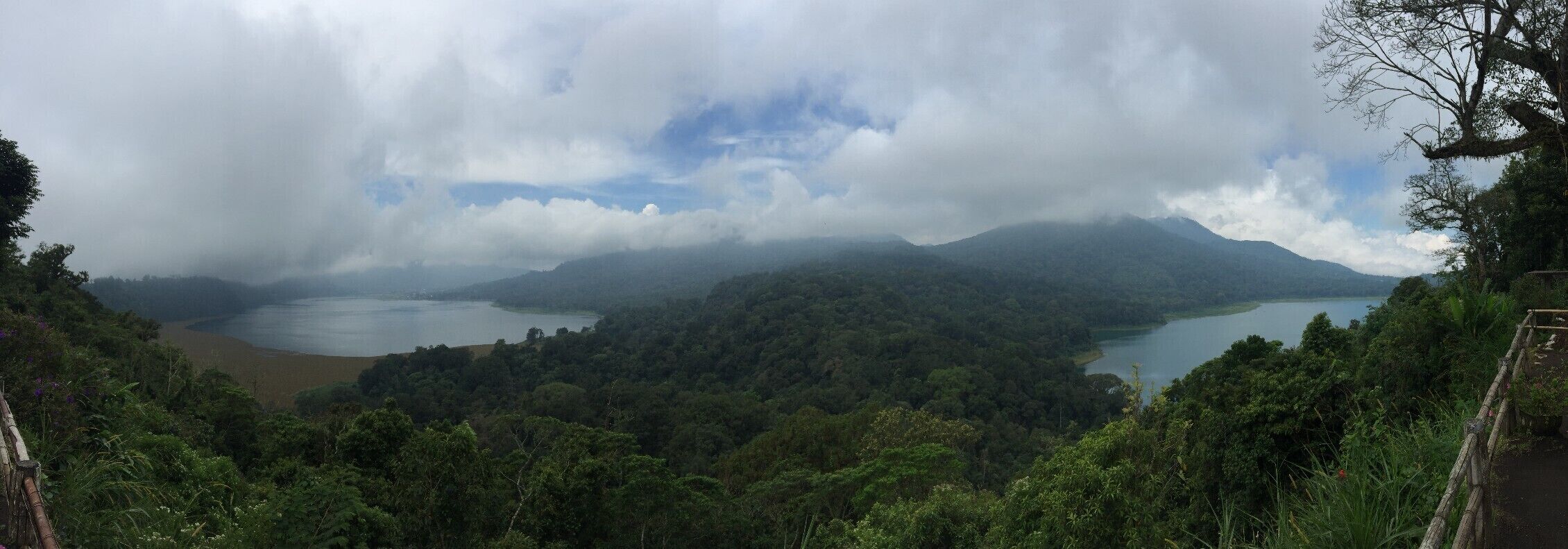 View lookout of the Twin Lakes in the Bali.

#Bali2016 #LifeAtExpedia