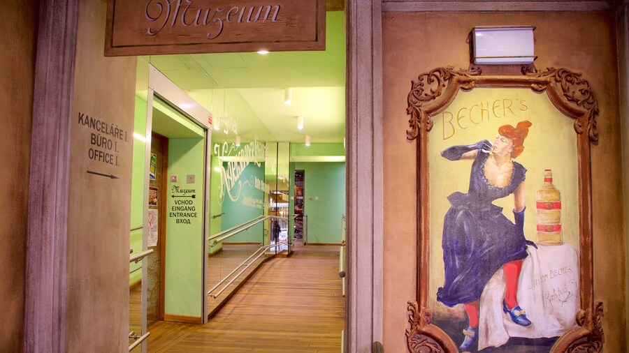 Bảo tàng Jan Becher cho thấy cảnh nội thất
