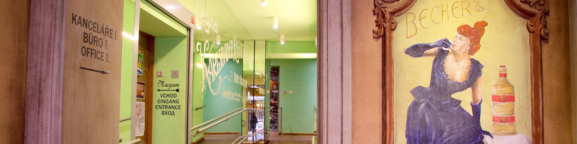 Jan Becher Museum which includes interior views