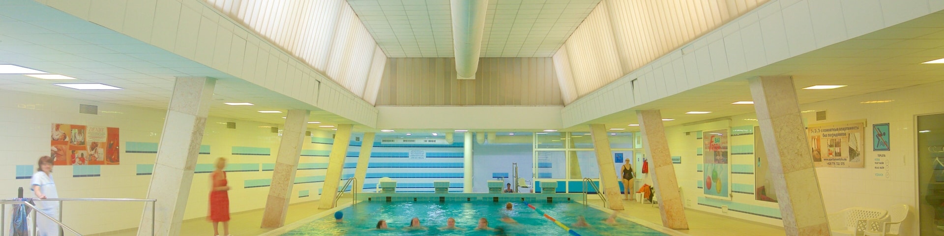 Elizabeth\'s Spa which includes interior views and a pool