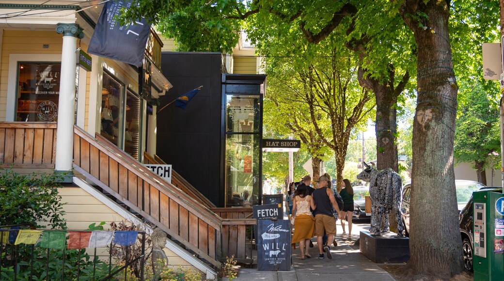 Nob Hill which includes street scenes as well as a small group of people