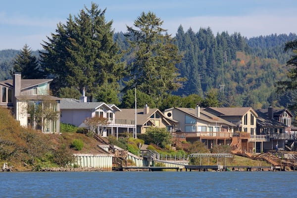 Devil\'s Lake State Recreation Area which includes general coastal views and a small town or village