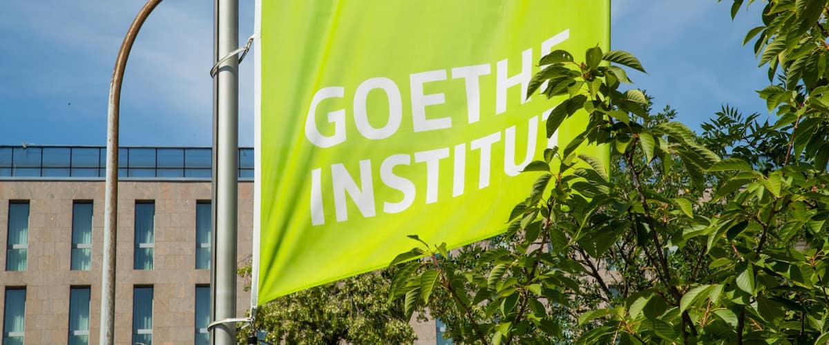 Goethe Institute which includes signage